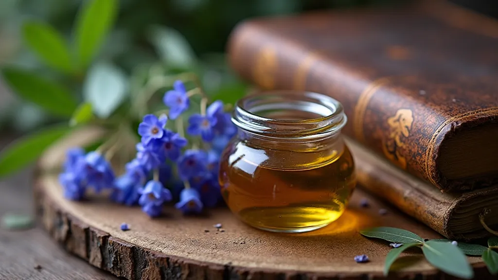 Borage flower-infused oil