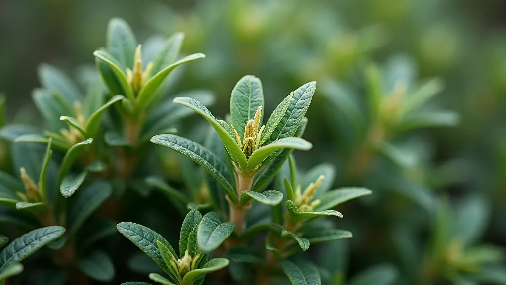 Winter Savory plant with flowers